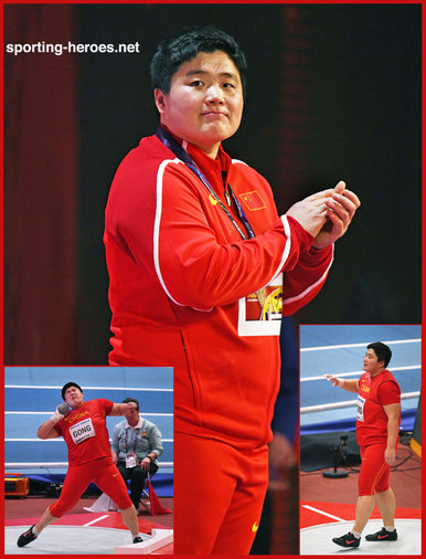 Lijiao Gong - China - Bronze medal at 2018 World Indoor Championships.