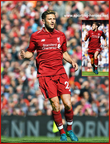 Adam Lallana - Liverpool FC - 2018 Champions League finalist.