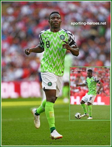 Peter ETEBO - Nigeria - 2018 FIFA World Cup games.