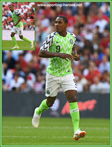 Odion IGHALO - Nigeria - 2018 FIFA World Cup games.