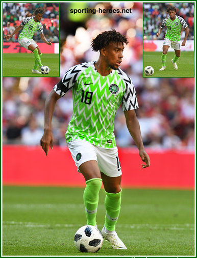 Alex IWOBI - Nigeria - 2018 FIFA World Cup games.