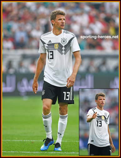 Thomas Muller - Germany - 2018 FIFA World Cup games.