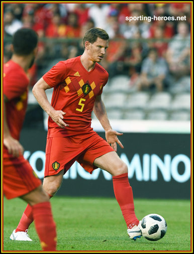 Jan Vertonghen - Belgium - 2018 FIFA World Cup games.