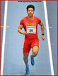 Bingtian SU - China - 2nd in 60m at 2018 World Indoor Championships.