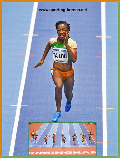 Marie-Josee TA LOU - Ivory Coast - Silver medal at 2018 World Indoor Championships.