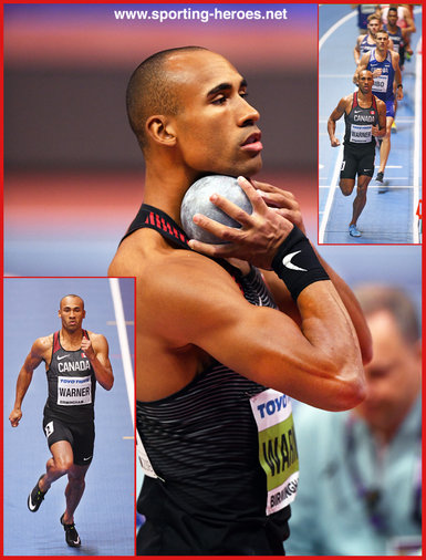 Damian WARNER - Canada - Silver medal  at 2018 World Indoor Championships.