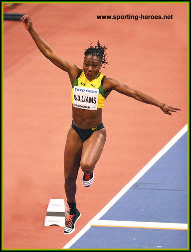 Kimberly WILLIAMS - Jamaica - Bronze medal at 2018 World Indoor Championships.