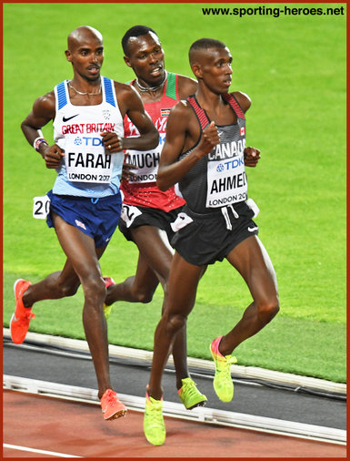 Mohammed AHMED - Canada - Sixth place at 2017 World Championships.