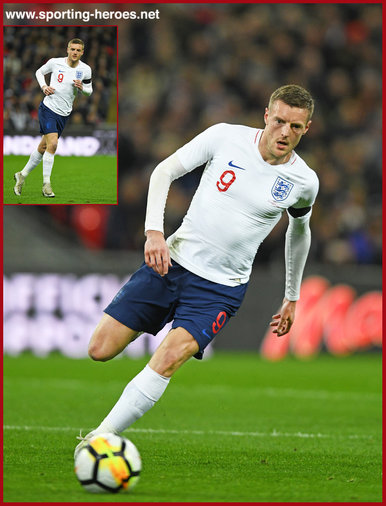 Jamie VARDY - England - 2018 World Cup Finals appearances.