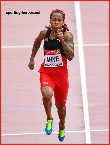 Michelle-Lee AHYE - Trinidad & Tobago - 6th in 100m at 2017 World Championships.
