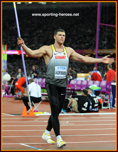 Andreas HOFMANN - Germany - 8th. in javelin at 2017 World Championships.