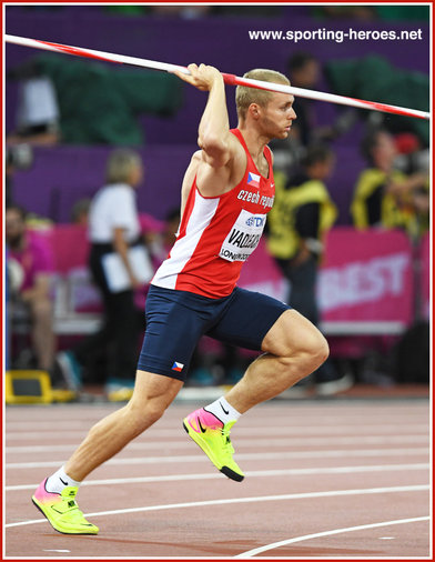 Jakub VADLEJCH - Czech Republic - Silver medal in javelin at 2017 World Championships.