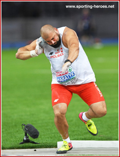 Michal HARATYK - Poland - 2018 European men's shot put Champion.