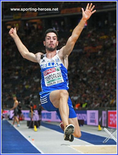 Miltiadis  TENTOGLOU - Greece - 2018 European men's long jump champion.