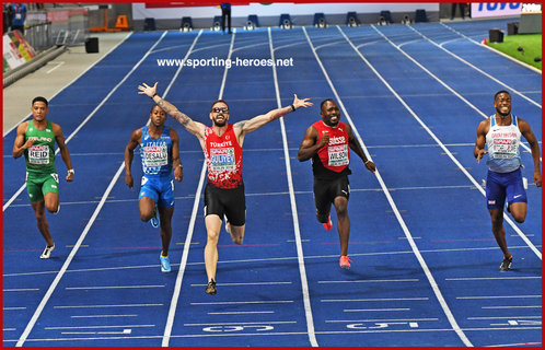 Ramil Guliyev - Turkey - 2018 European 200m champion in record time.