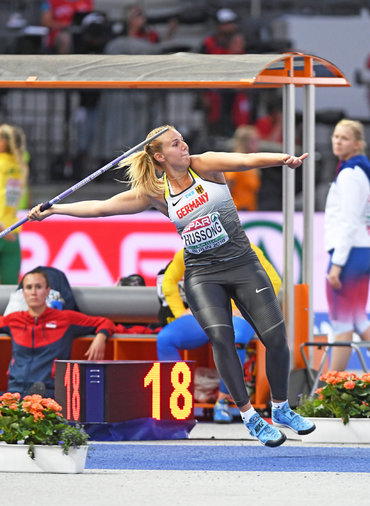 Christin HUSSONG - Germany - 2018 European javelin champion with record throw.