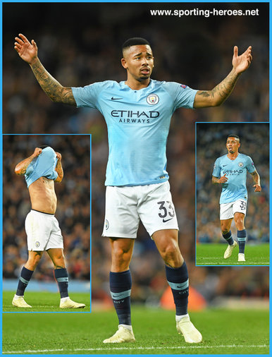 Gabriel JESUS - Manchester City - 2018/2019 Champions League