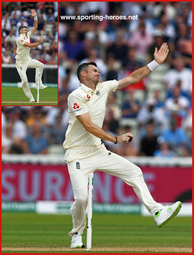 James Anderson - England - 2018 Five Test series against India.