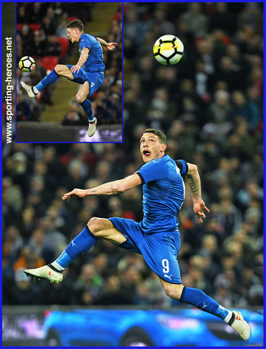 Andrea BELOTTI - Italian footballer - 2018 UEFA Nations League Games.