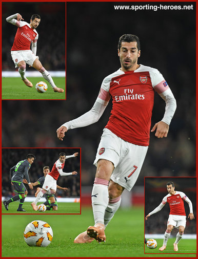 Henrikh Mkhitaryan - Arsenal FC - 2018/19 Europa League. Group games.