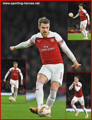 Aaron Ramsey - Arsenal FC - 2018/19 Europa League. Group games.