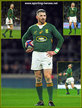 Willie Le ROUX - South Africa - International Rugby Caps.
