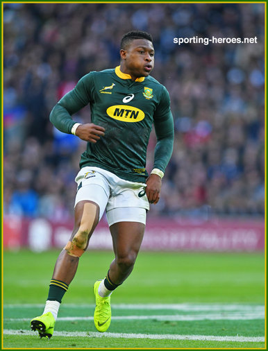 Aphiwe DYANTYI - South Africa - International Rugby Union Caps.