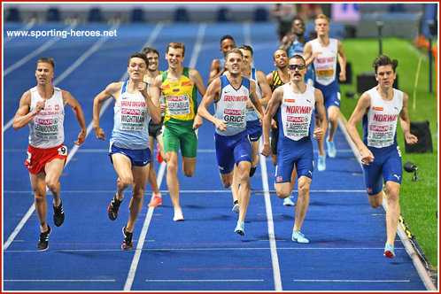 Marcin Lewandowski - Poland - Silver medal 2018 European 1500m Championships.