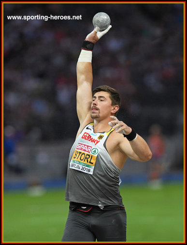 David STORL - Germany - Bronze medal at 2018 Europan Championships in Berlin.