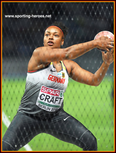 Shanice CRAFT - Germany - Third bronze medal at a European Championships