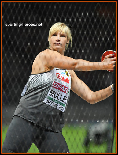 Nadine Muller - Germany - Silver medal at 2018 European Championships.