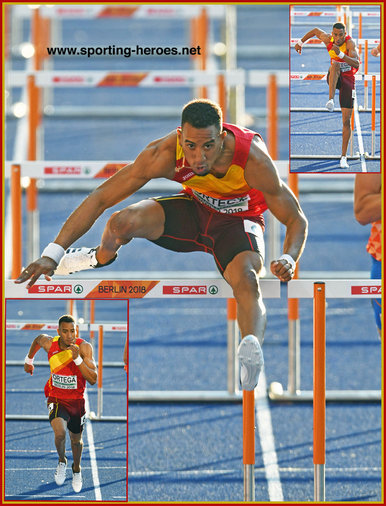 Orlando ORTEGA - 110mh bronze medal at 2018 European Championships.