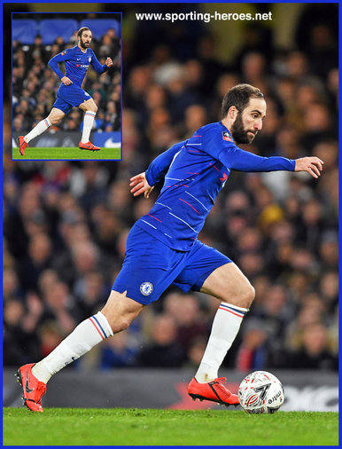 Gonzalo Higuain - Chelsea FC - Premier League Appearances