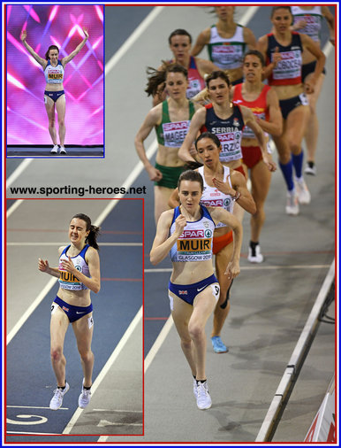 Laura MUIR - Great Britain & N.I. - 2019 European Indoor 1500m champion.