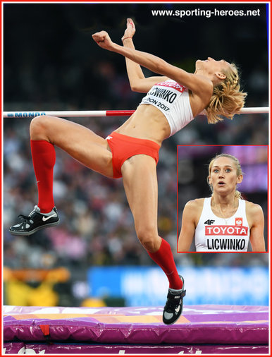 Kamila LICWINKO - Poland - High jump bronze medal at 2017 World Championships.