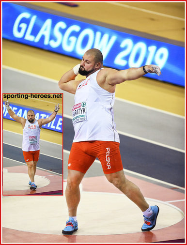 Michal HARATYK - Poland - 2019 European Indoor shot put champion.