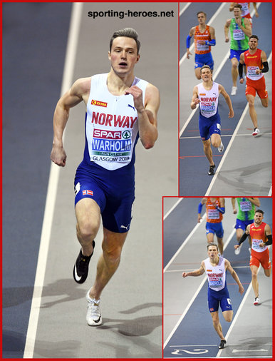 Karsten  WARHOLM - Norway - 2019 European Indoor 400m champion.