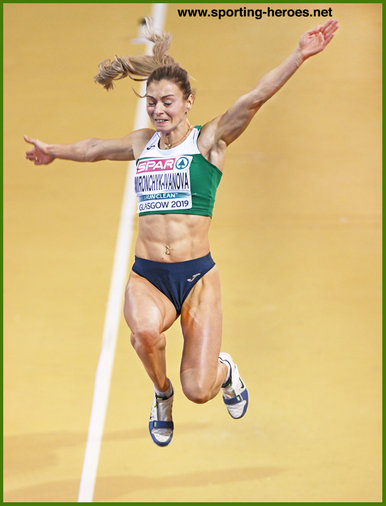 Nastassia  MIRONCHYK-IVANOVA - Belarus - Silver medal at 2019 European Indoor Championships.