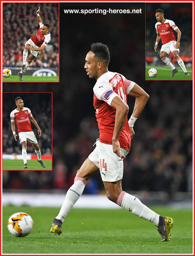 Pierre-Emerick AUBAMEYANG - Arsenal FC - Europa League. 2019 K.O. games.