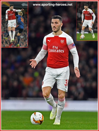 Saed KOLASINAC - Arsenal FC - Europa League. 2019 K.O. games.