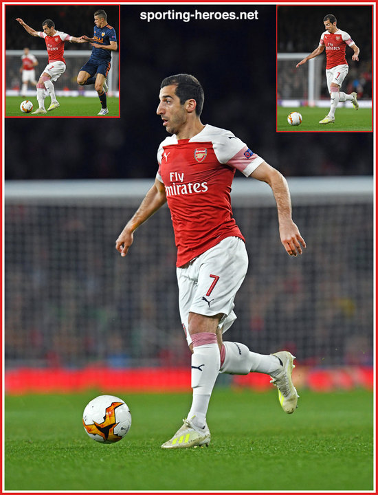 Henrikh MKHITARYAN - 2017-2018 Europa League. - Arsenal FC