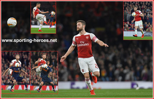 Shkodran MUSTAFI - Arsenal FC - Europa League. 2019 K.O. games.