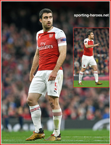 Sokratis Papastathopoulos - Arsenal FC - Europa League. 2019 K.O. games.