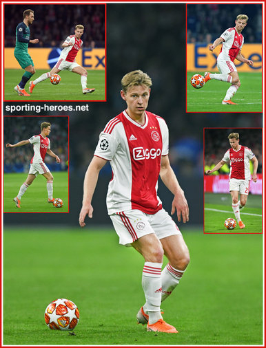 Frankie de JONG - Ajax - 2019 Champions League K.O. games.