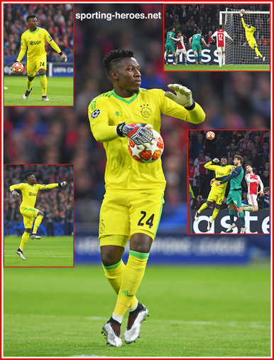 Andre ONANA - Ajax - 2019 Champions League K.O. games.