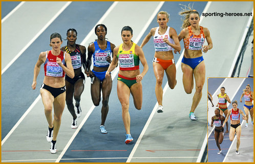 Lisanne de WITTE - Bronze medal at 2019 European Indoors.