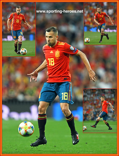 Jordi Alba - Spain - EURO 2020 qualifying games.