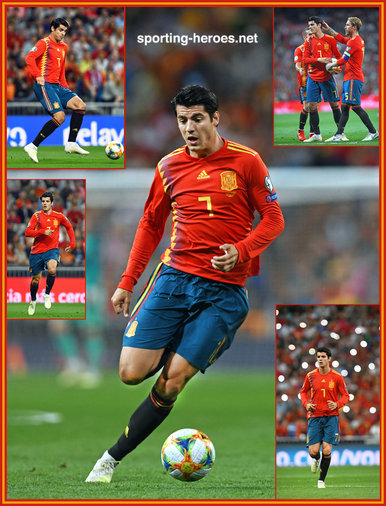 Alvaro MORATA - Spain - EURO 2020 qualifying games.