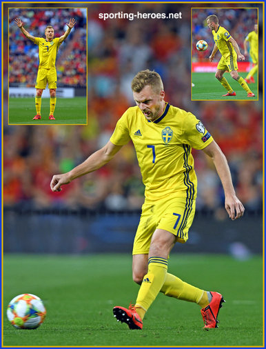 Sebastian Larsson - Sweden - EURO 2020 qualifying games.