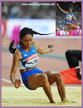 Chantel MALONE - British Virgin islands. - Seventh in long jump at World Championships.